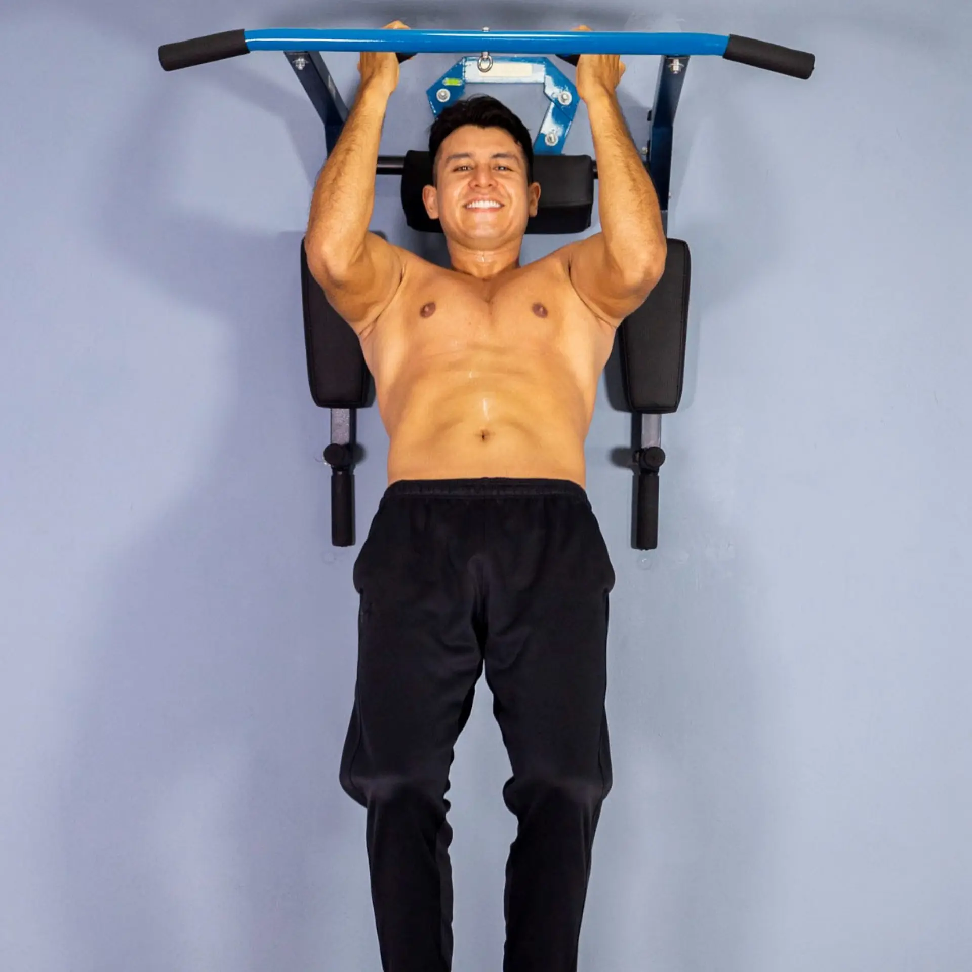 Close-grip pull-up on bar
